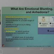 What Are Emotional Blunting Apathy And Anhedonia