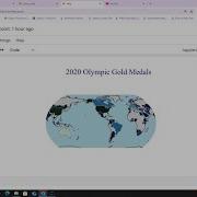 Plotly Tutorial With Python Use Go Choropleth To Plot World Map For Gold Medal Winner