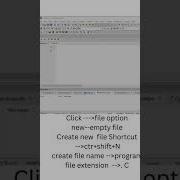 Create A New File In Codeblock Application Sample C Program Programminginc Learning Beginners