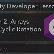 C Tutorial Solving The Cyclic Rotation Codility Developer Lesson Using C