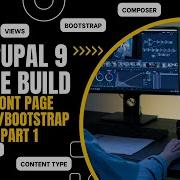 Drupal 9 Front Page Setup Twig Bootstrap Part 1