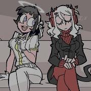 Helltaker Comic Dub Modeus Listens To Lewd Music