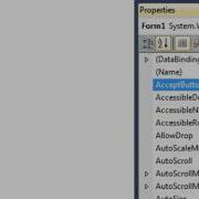 Visual Basic Accept And Cancel Buttons