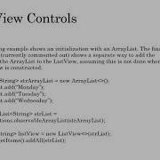 ListView Array And ArrayList