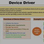 What Is Device Driver Functions Of Device Driver