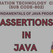 Assertions In Java Java Assertions Assert In Java Assertion Javatutorial Java Coding Exam