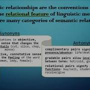 Semantic Relations