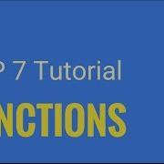 PHP 7 How To Create A Function And Use It Tutorial Nr 18