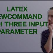 Latex Newcommand With Three Input Parameter