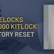 CodeLocks KL1000 KitLock Factory Reset