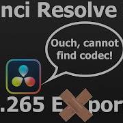 Davinci Resolve 20 H 265 Missing Codec Export Fix