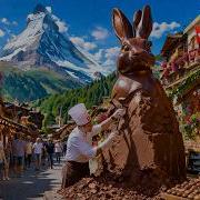 THE MOST DELICIOUS CHOCOLATE FESTIVAL IN THE WORLD Market Fondue Switzerland 4K