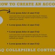 Learn How To Create An Website Accordion Using Just HTML And CSS CSS Only Accordions No JavaScript