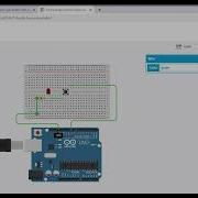 Circuit Design Led Blink Using Push Button