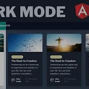 Как создать темный режим с помощью Angular и TailwindCSS