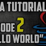 Java Tutorial For Beginners Episode 2 A Closer Look At Hello World