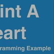 Print A Heart C Programming Example