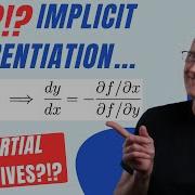 Implicit Differentiation Using Partial Derivatives Implicit Function Theorem Formula