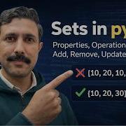 Python Set Data Type Explained Python Set Tutorial Properties Operations Add Remove Update