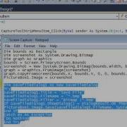 How To Make A Really Advanced Screen Capture VISUAL BASIC 2010