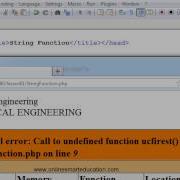 Php Tutorials In Tamil Intro Part 17 String Functions