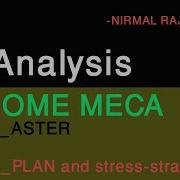 Analysis Of Plate Using D PLAN And Plotting Stress Strain Curve In Code Aster