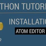 Run Python Program In Atom Editor
