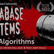 12 Hash Joins Sort Merge Joins Nested Loop Join Algorithms CMU Intro To Database Systems