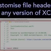 Customize File Header Comments In Xcode Xcode IDE Macros Worldwithgreen