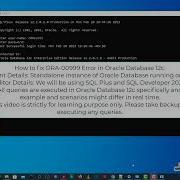 ORA 00999 Invalid View Name Oracle Database 12c Error Messages