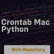 Crontab Mac Python