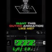 OUTRO MANGA ANIMATION LIKE ME OUTRO MANGA ANIMATION EFFECT Capcut Tutorial
