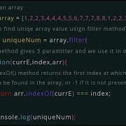 Find Unique Value From An Array JavaScript