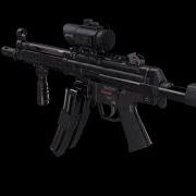 3D Model Of Heckler Koch MP 5 A3 Roundtable