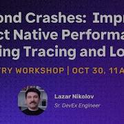 Помимо сбоев повышение производительности React Native с помощью трассировки и логов