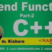 Friend Function In C Part 2 C Tutorial Mr Kishore