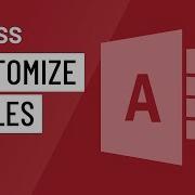 Access Customizing Tables