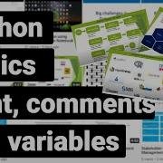 Python Basics Print Comments And Variables