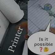 How To Print On Notebook Without Tearing Paper Amazing Trick Only Inkjet