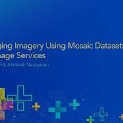 Managing Imagery Using Mosaic Datasets And Image Services