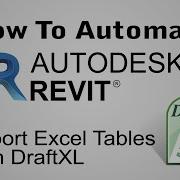 Import Excel Tables Into Revit