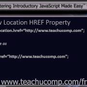 JavaScript Training Tutorial Window Location HREF Property