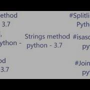 Lecture 25 Strings Part 5 Strings Methods Python 3 7 LearningStrome Academy