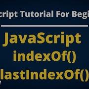 Array IndexOf And LastIndexOf In Javascript JavaScript Array Methods Tutorial Hindi