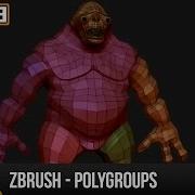 Zbrush Tutorial Polygroups For Beginners HD By 3dmotive