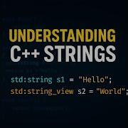 C Strings Std String Vs Std String View