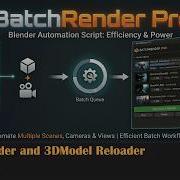 Blender Batch Render Pro