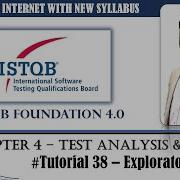 ISTQB FOUNDATION 4 0 Tutorial 38 Exploratory Testing Experience Based Testing ISTQB Tutorial