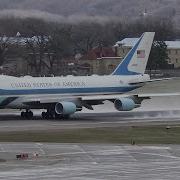 Air Force One VC 25A ROARING Takeoff At MSP Airport