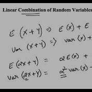Linear Combination Of Random Variables